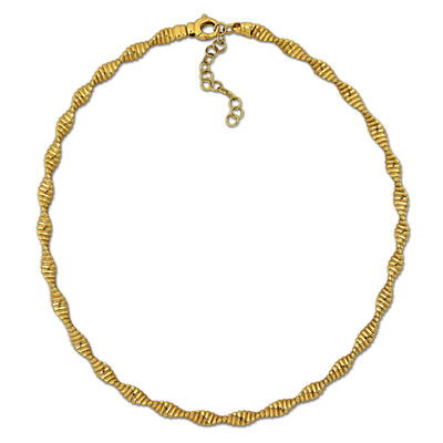 Twisted Necklace in Gold Plated